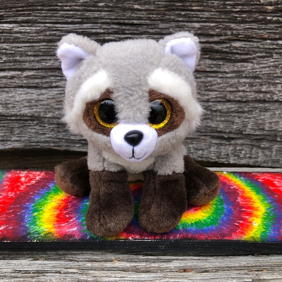 TY Beanie Babies Bandit raccoon plushie stuffed animal toy Plush - Picture 1 of 11